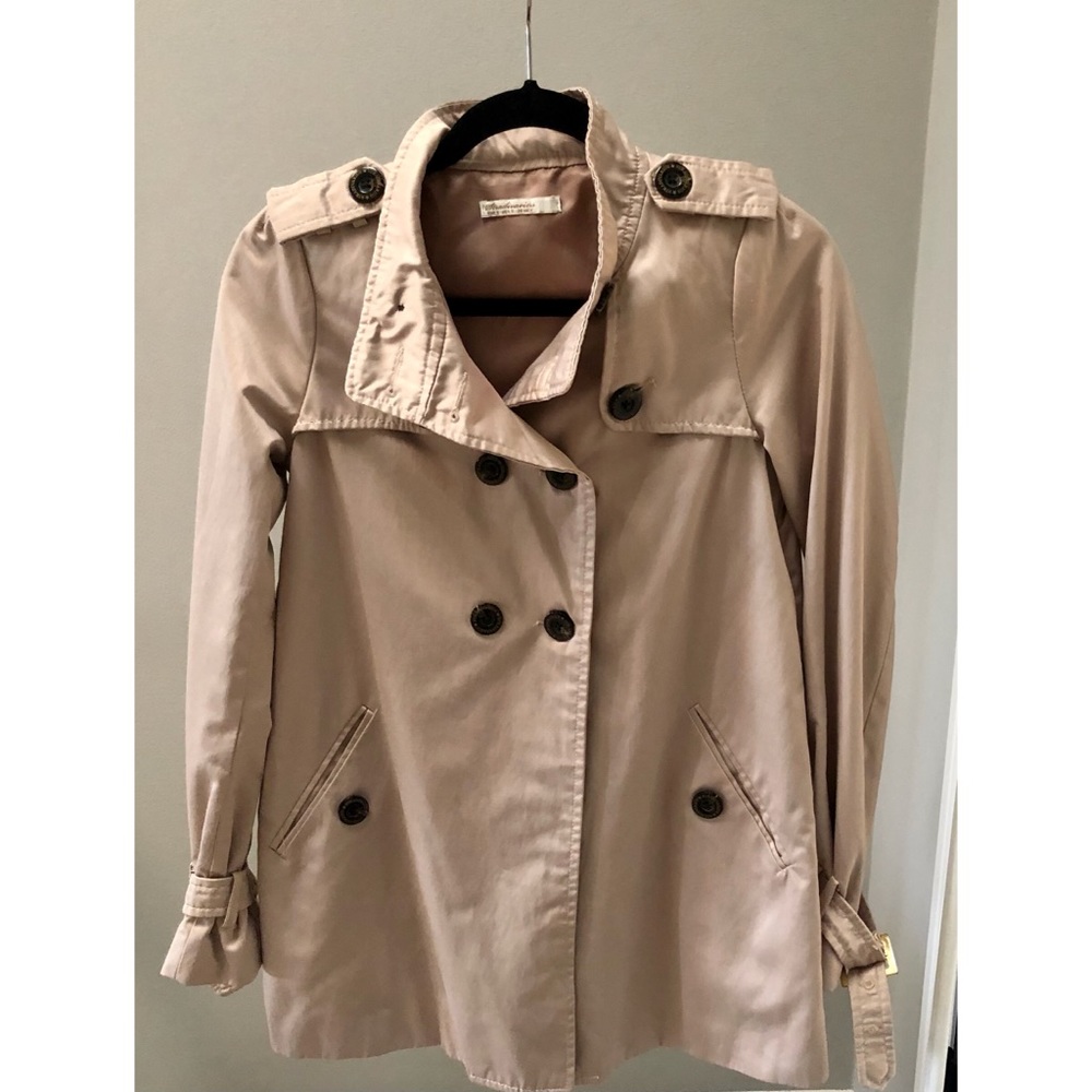 Camel trench coat